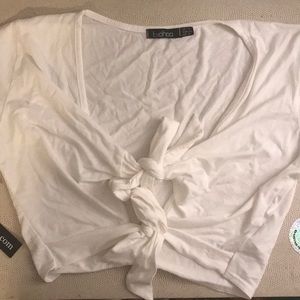 Isabel Tie Front Crop Top